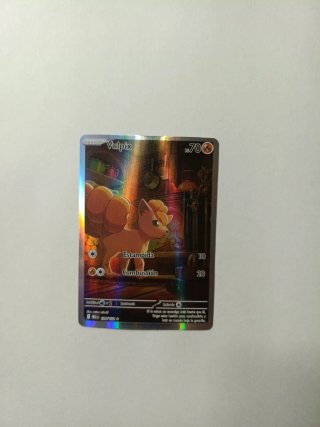 Carta Pokémon Vulpix Holográfica 138/132