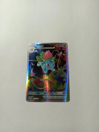 Carta Pokémon Ivysaur Holográfica 134/132