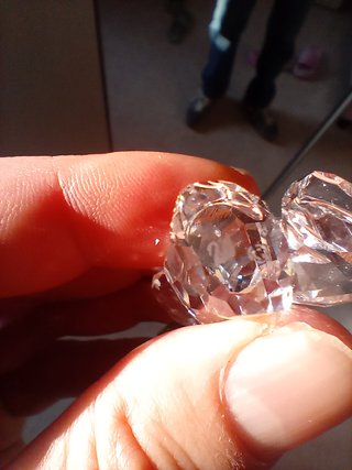 Swarovski Orsetto con Fiore Cristallo