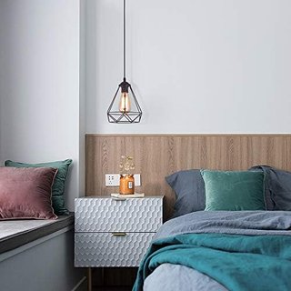 Lampada a Sospensione Industrial Vintage Diamante