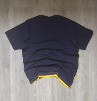 Camiseta Lacoste Negra, Blanca y Amarilla