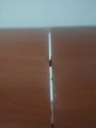 Mueble de salón madera y cristal