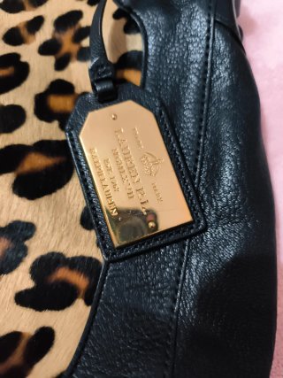 Bolso piel estampado leopardo Ralph Lauren
