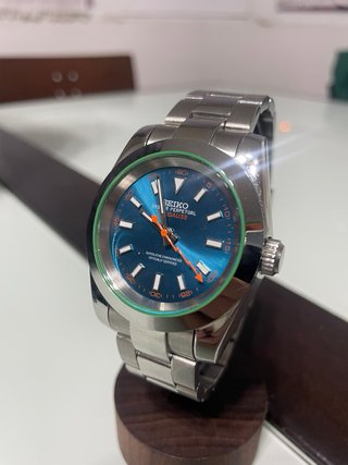 Reloj Seiko Mod Milgauss Azul