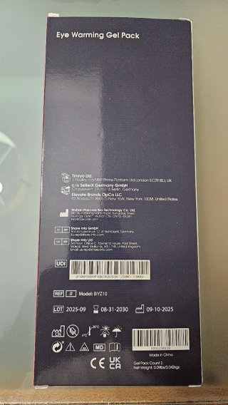 Antifaz Magicgel para ojos (azul/rosa)