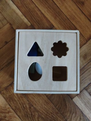 Juego Montessori Madera Piezas Huecos