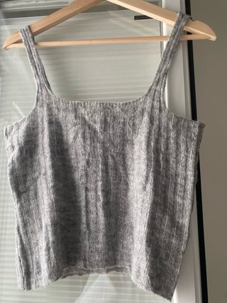 Top de punto Mango Talla L