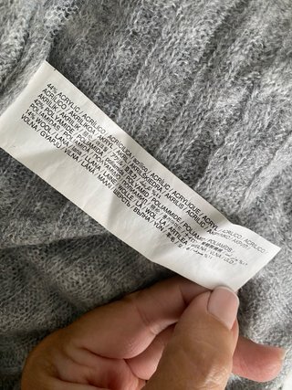 Top de punto Mango Talla L