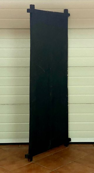Grabado Buda Madera Dorado y Verde