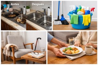 Servicio de limpieza de casas, escaleras y oficina