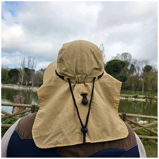 Gorro Pescador Hombre Sombrero Mujer Camping Beige