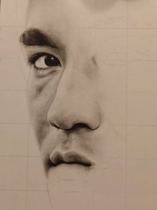 Ritratto Bruce Lee Iperrealistico - Opera Unica