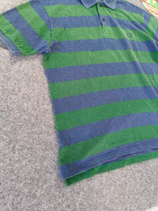 Polo Fred Perry a righe blu e verdi taglia M