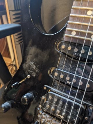 Guitarra Ibanez RG560 Japón para zurdos