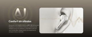 Audífonos sordera Bluetooth Blancos SIN ESTRENAR