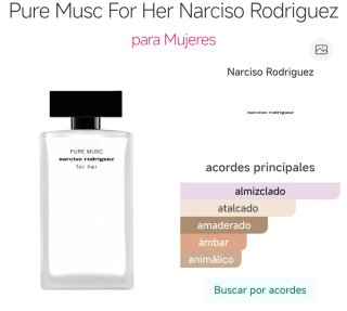Eau de Parfum Pure Musc Narciso Rodriguez 100 ml