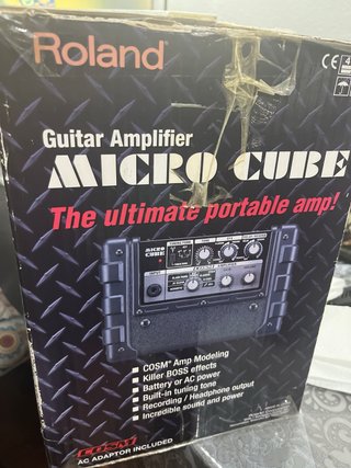 Roland micro cube para guitarra pequeño y potente