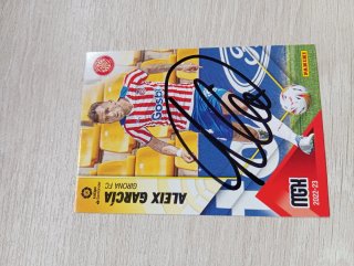 Cromo firmado Aleix García