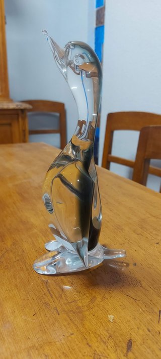Figura Pato de Cristal Vintage - Murano