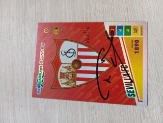 Cromo Rafa Mir,Escudero y Vaclik firma original