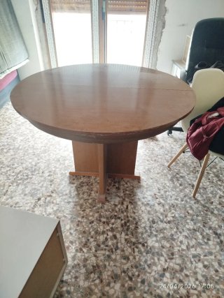 Mesa de comedor extensible madera