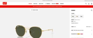 Gafas de sol Ray-Ban RB3809 Hombre Dorado