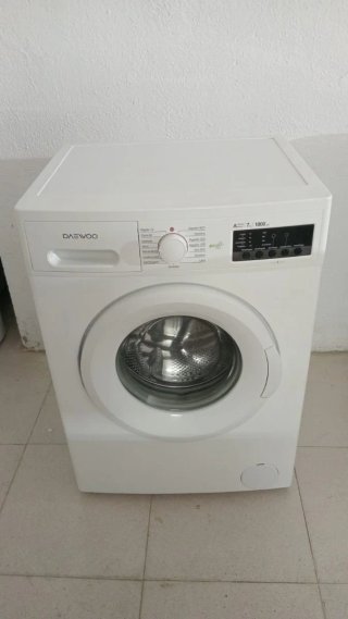 Lavadora Daewoo Carga Frontal Blanca