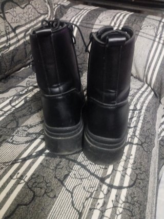 Botas cordones negras talla 37