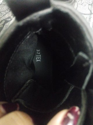 Botas cordones negras talla 37