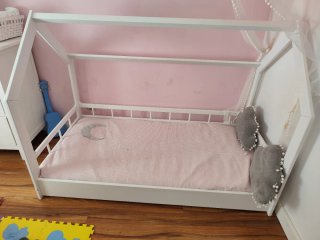 Cama infantil blanca