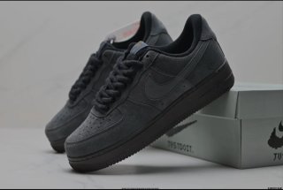 Nike Air Force 1 Suede Gris Oscuro