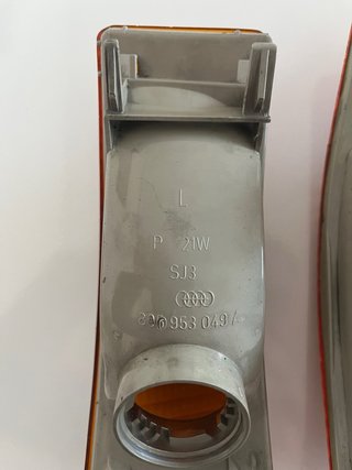 Tulipas intermitentes Audi 80 B4 color naranja