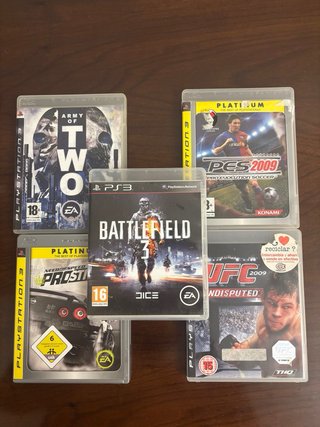 Lote 10 juegos PS3