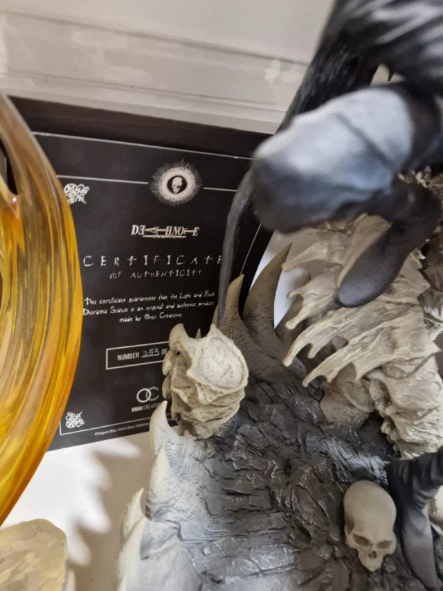 Resina Ryuk y Light Death Note