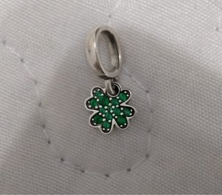 Charm Pandora Quadrifoglio 4 Foglie Verdi
