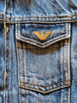 Giacchina in jeans Emporio Armani misura 4 anni