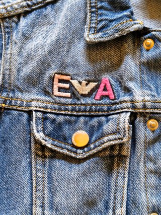 Giacchina in jeans Emporio Armani misura 4 anni