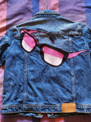Giacchina in jeans Emporio Armani misura 4 anni