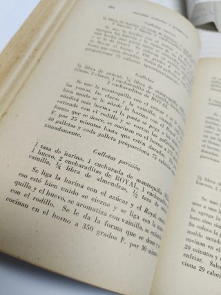 Antiguo libro de cocina cubano