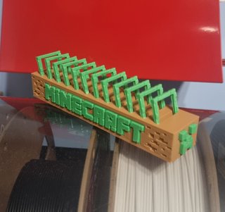 Soporte cartas token Minecraft
