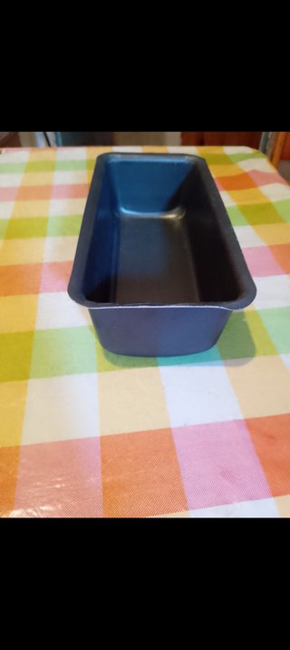 Molde Bizcochera Pan Rectangular Metal Negro