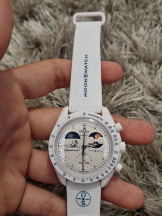 Omega x Swatch Moonshine Gold Speedmaster