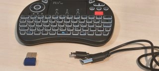 Mini Teclado Rii X8 con Touchpad y Luz
