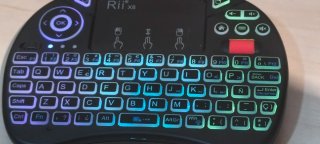 Mini Teclado Rii X8 con Touchpad y Luz