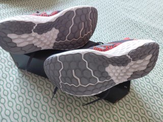 Zapatillas New Balance 41.5 Gris/Naranja