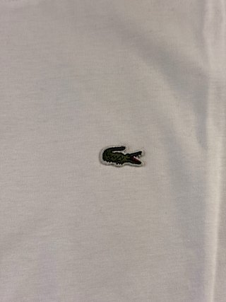 T-shirt Lacoste Branca Tamanho M