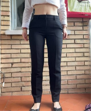 Pantalones negros de vestir
