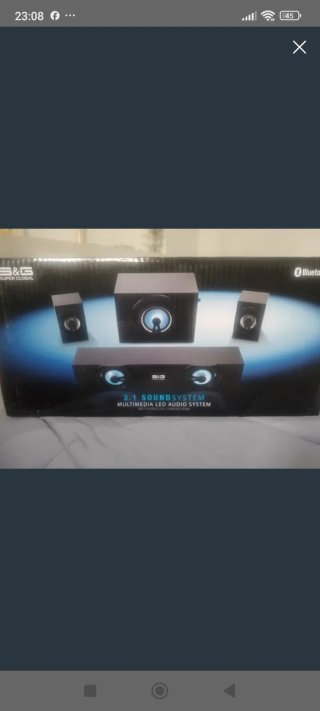 Sistema de Sonido 3.1 S&G Multimedia LED Audio