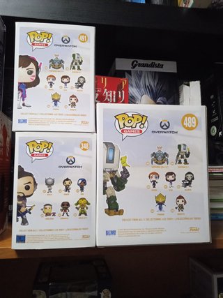 Pack Funko Pop Overwatch D.Va, Hanzo, Bastion