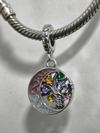 Colgante Árbol de la Vida con Circonitas